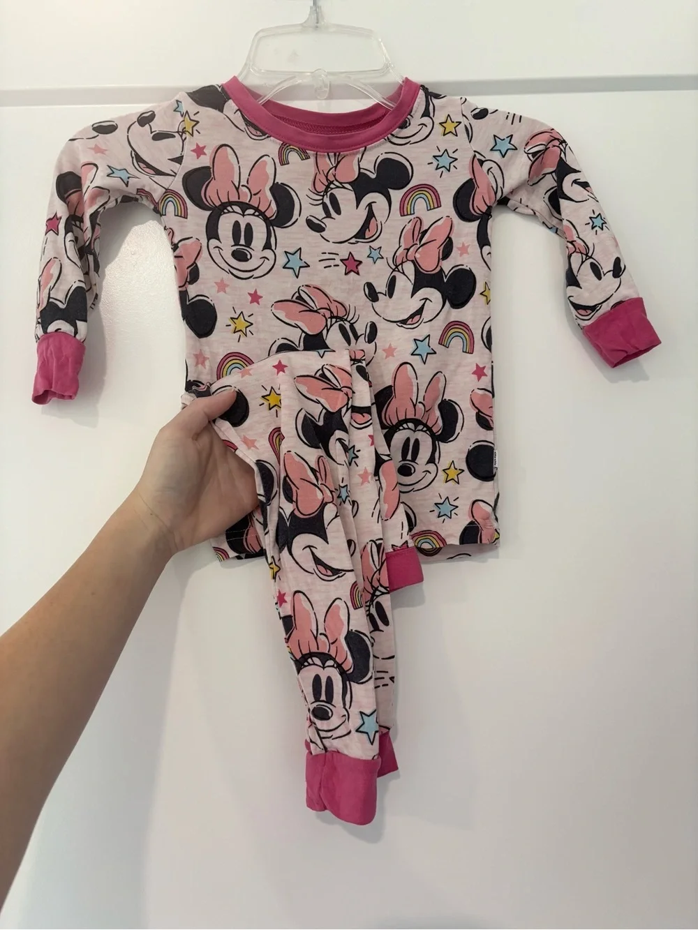 Little Sleepies Minnie Forever Long Sleeve and Pants Pajama Set 12/18 months
